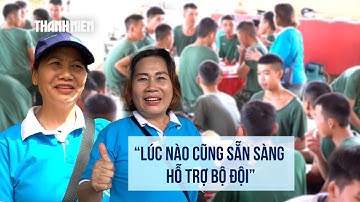 Bữa trưa tiếp sức bộ đội trước bão: 4 giờ sáng đi chợ, nấu ăn xong ra phụ bờ kè