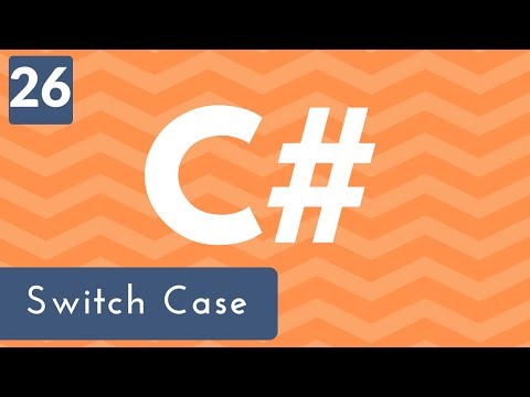 C# Tutorial #26 - Switch Case