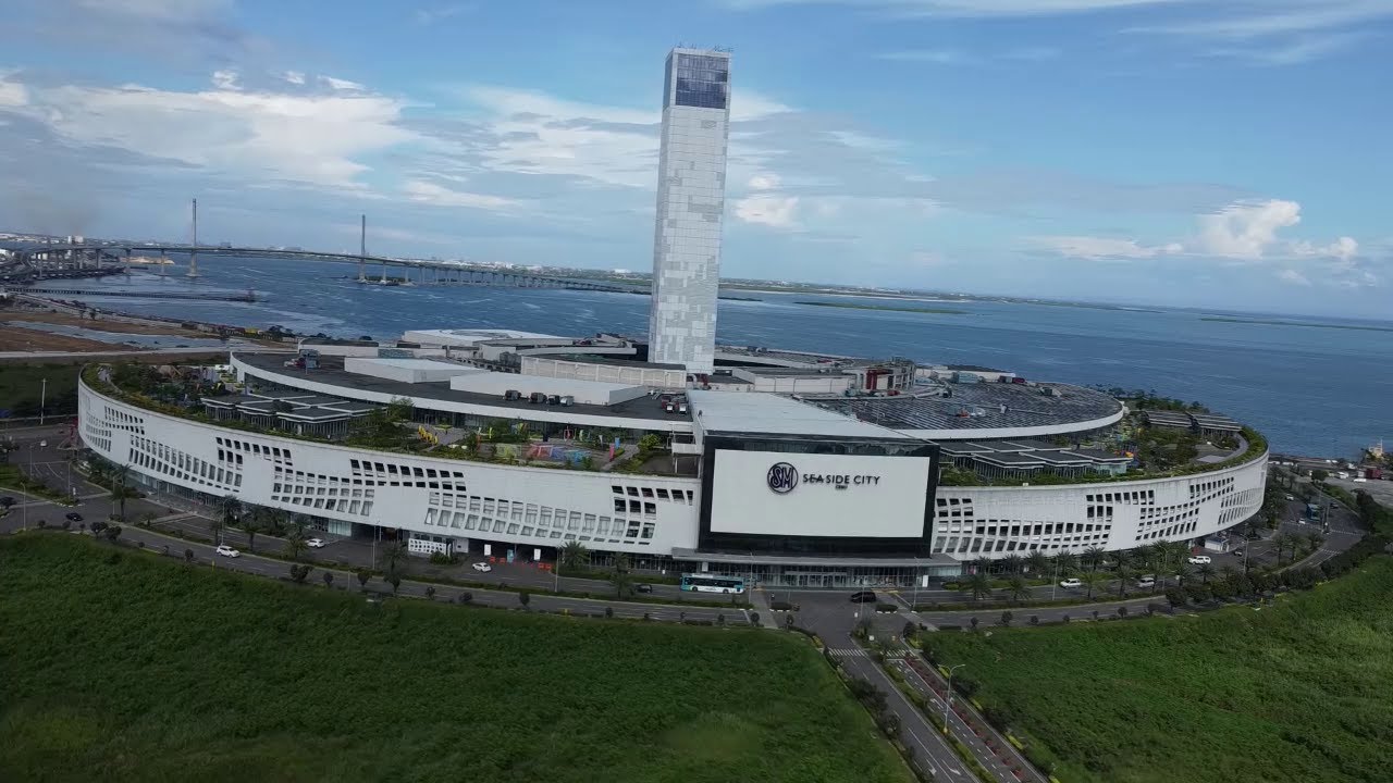 Drone view SM Seaside City YouTube
