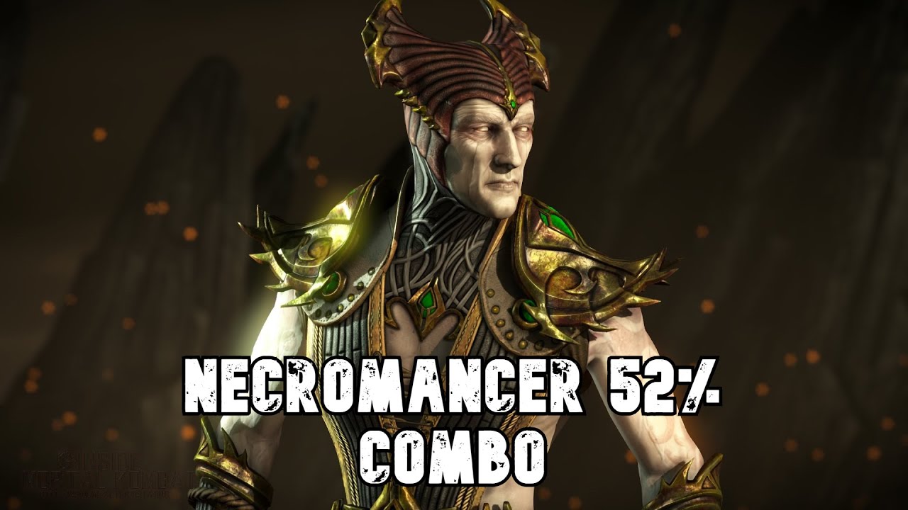 Mortal Kombat X SHINNOK Necromancer  52% midscreen combo