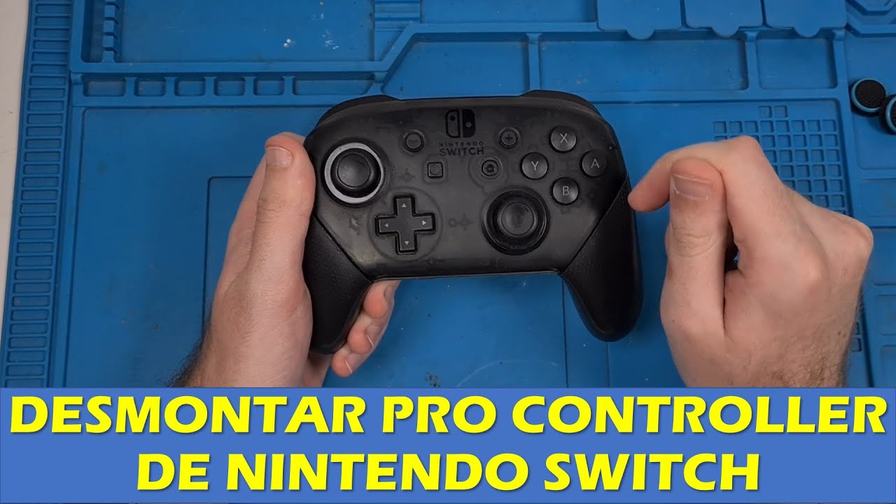 COMO DESMONTAR PRO CONTROLLER ORIGINAL DE NINTENDO SWITCH E MONTAR ...