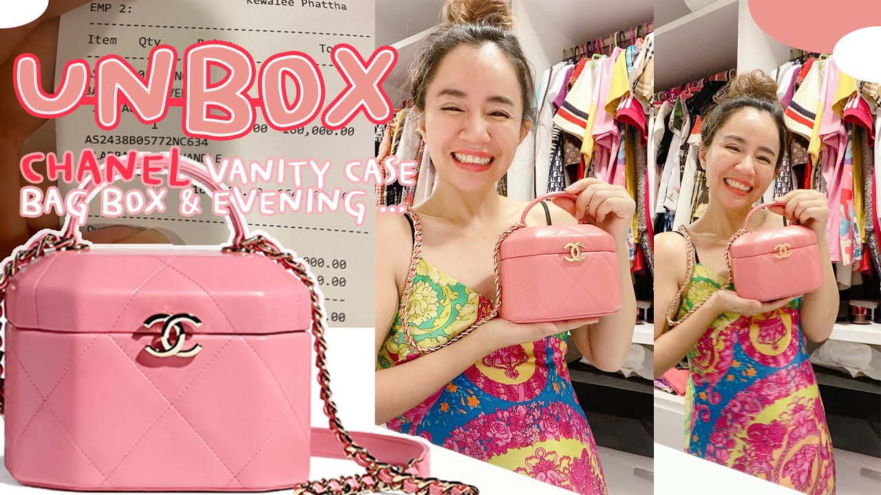 Ep. 2 DearyQueen Brandname Unbox l Chanel 21 Vanity Case Bag Box & Evening ...