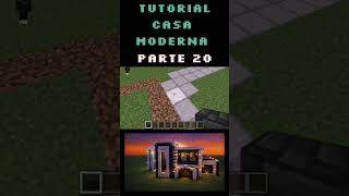 tutorial casa moderna parte 20 #minecraft #casaminecraft #gameplay #casa #tutorial