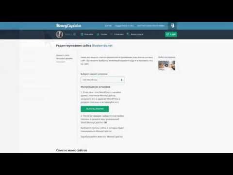 Установка капчи MoneyCaptcha