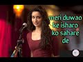 Sun Raha Hai Na Tu Lyrical Karaoke|Shreya Ghoshal |Aashiqui 2 | Mp3 Song