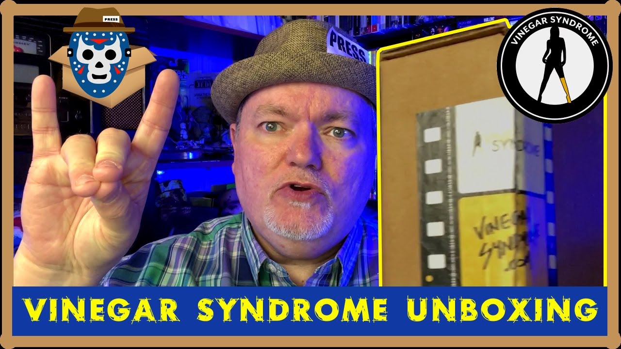 Unboxing Vinegar Syndrome Package containing Barbara Crampton Classic