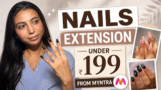 Nails extension under 199/-😳, from Myntra💕