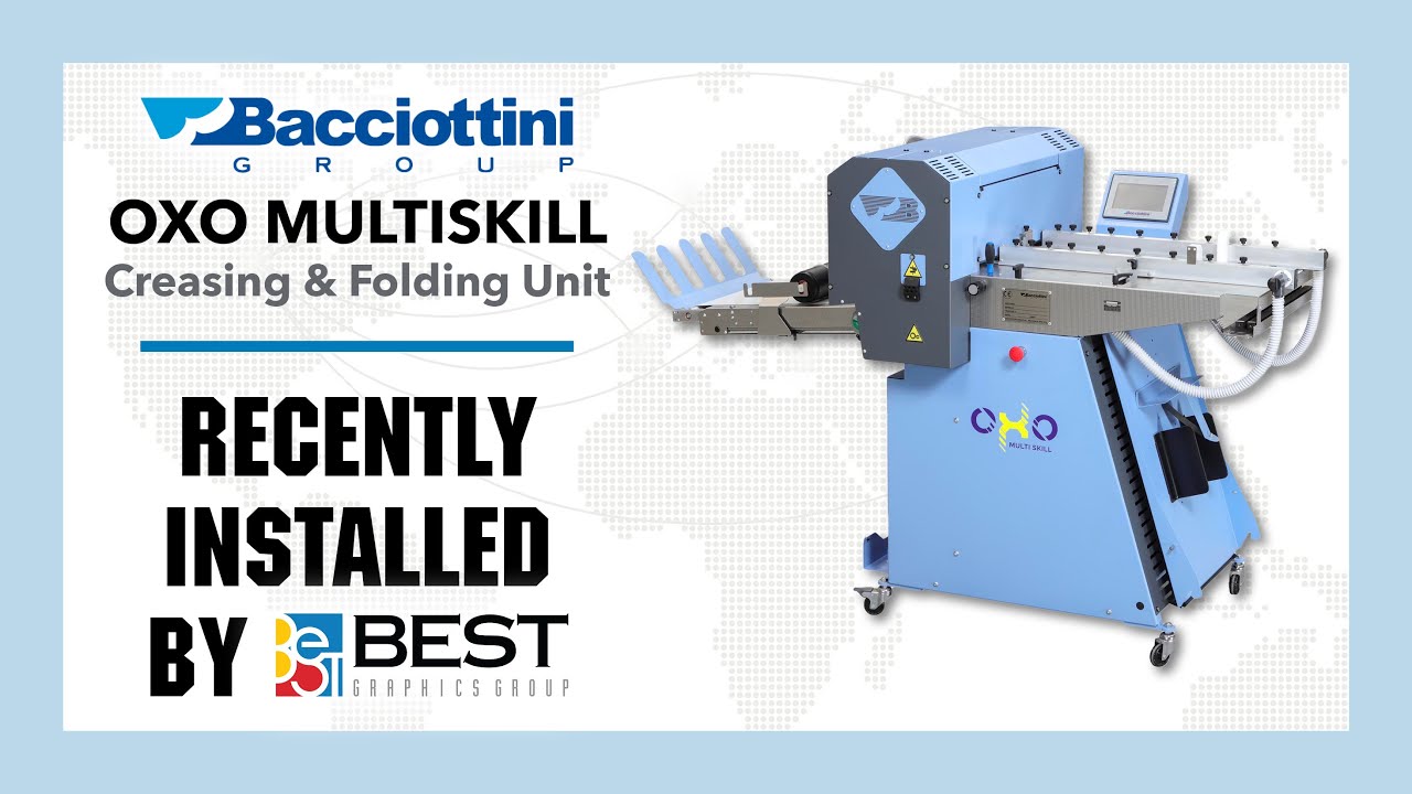 Recently Installed: Bacciottini Creasing & Folding Machine — Best Graphics (USA)