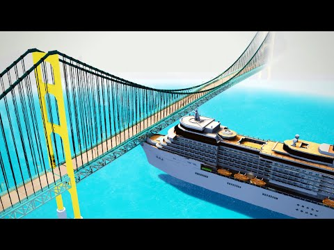 Cruise Ship Vs Physics Bridge - Teardown