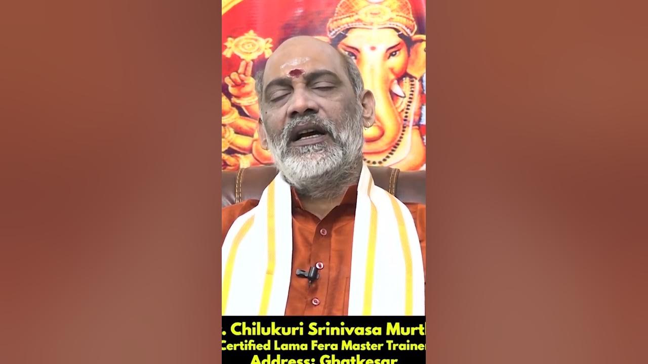 Dr Chilukuri Srinivasa Murthy Video YouTube
