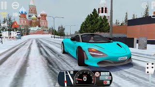Driving McLaren 720s In Moscow Free Ride & Level 1 | Car Driving School Sim 2020 Ovilex Gameplay #12 screenshot 5