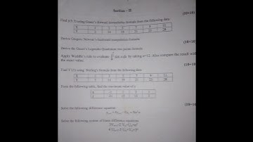 past paper M.sc Mathematics part2 2020Numerical Analysis