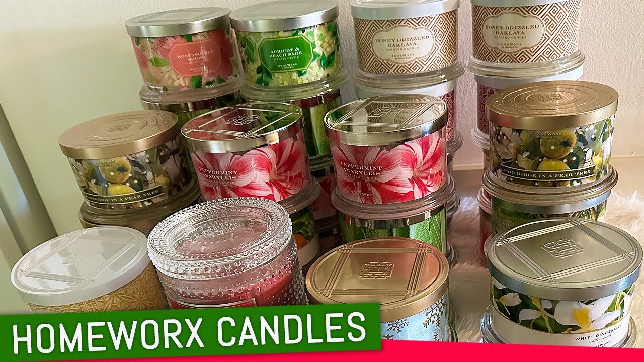 HOMEWORX CANDLES BY HARRY SLATKIN UNBOXING HOMEWORX CANDLE HAUL YouTube