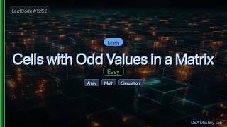 LeetCode 1252: Cells with Odd Values in a Matrix — The Math Trick (C#)