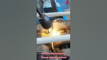 Thread Rolling Machine for Threads, Splines #threadrollingmachine