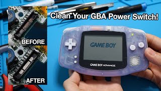 How to Fix a Broken Game Boy Advance by Cleaning the Power Switch