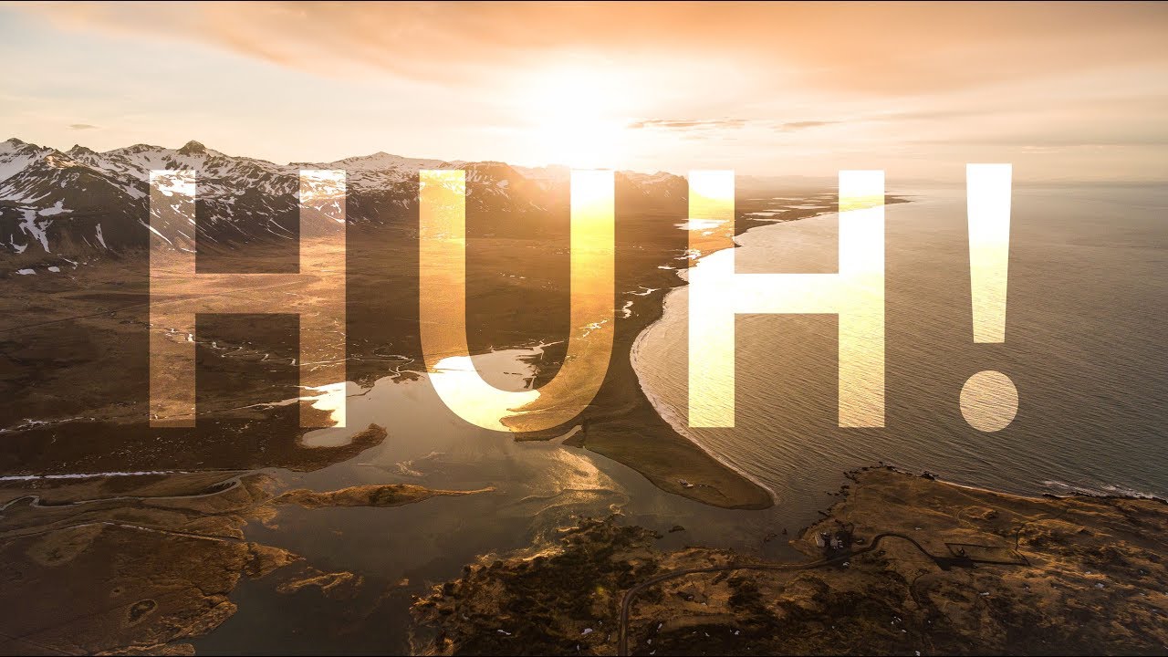 HUH! Iceland from above