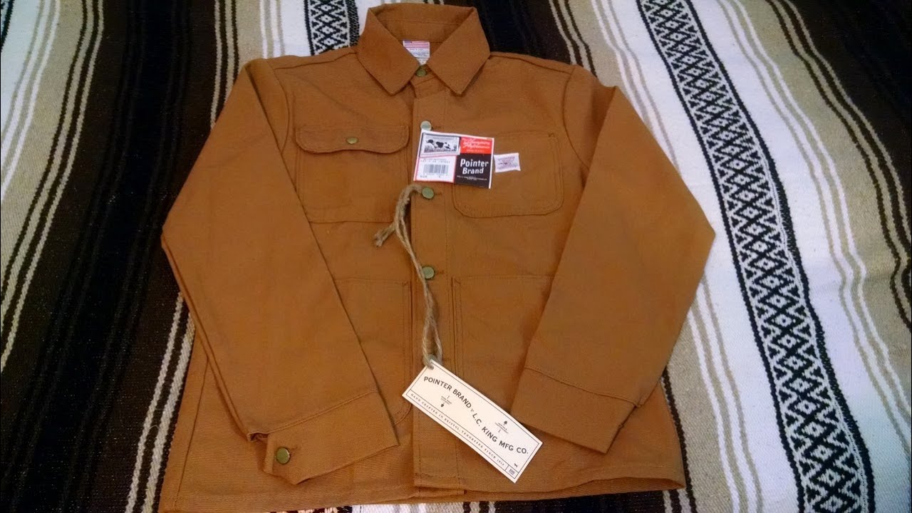 LC King Brown Duck Chore Coat