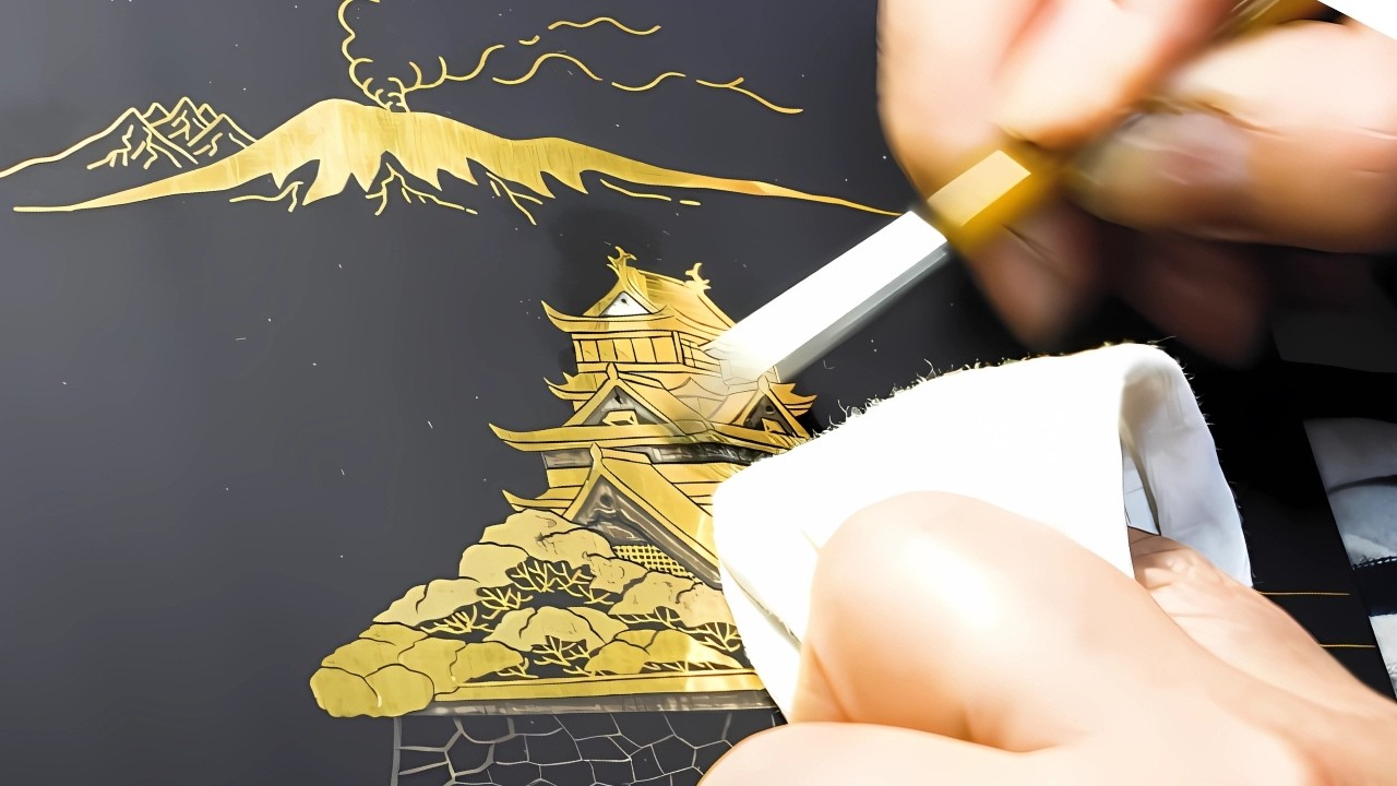 古いアフガニスタンSV伝統工芸「花のペンダントヘッド/経典入」① Pure Gold Engraved 🏯Kumamoto Castle! 400 Years of Higo