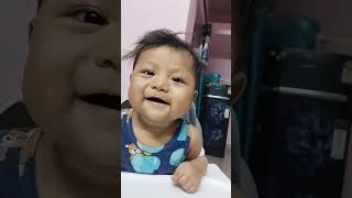 My talkative 8th Months old baby trying to say 