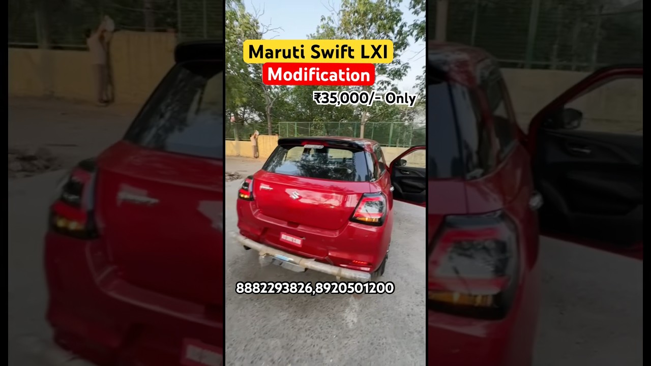 Swift LXI to ZXI Modification in ₹35,000/-🔥🔥 #swiftmodified #swiftmodification