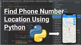 How to track phone number location with python