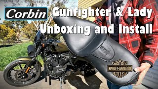 Corbin Gunfighter Lady Unboxing install and first impressions Harley-Davidson Sportster