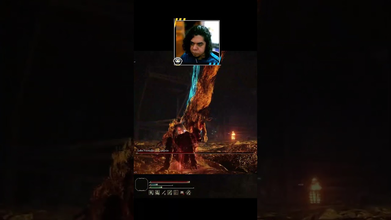 QUANDO O BOSS NÃO CALCULA O SALTO KKKKKK  #eldenring #games #jogos