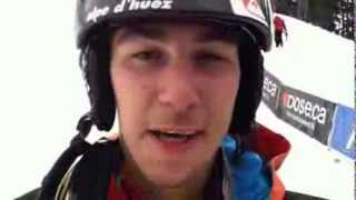 Thomas Krief on 2nd place at the 2012 WSI Superpipe