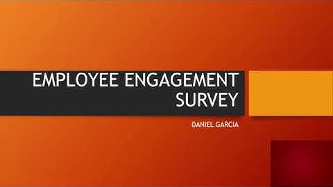 EMPLOYEE ENGAGEMENT SURVEY - GRC 605: UNIT 2