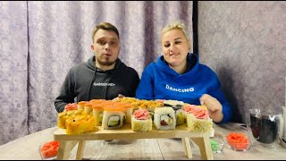 МУКБАНГ РОЛЛЫ🍣 ДОСТАВКА 🚚  ОДНО РАЗОЧАРОВАНИЕ🤷 screenshot 1