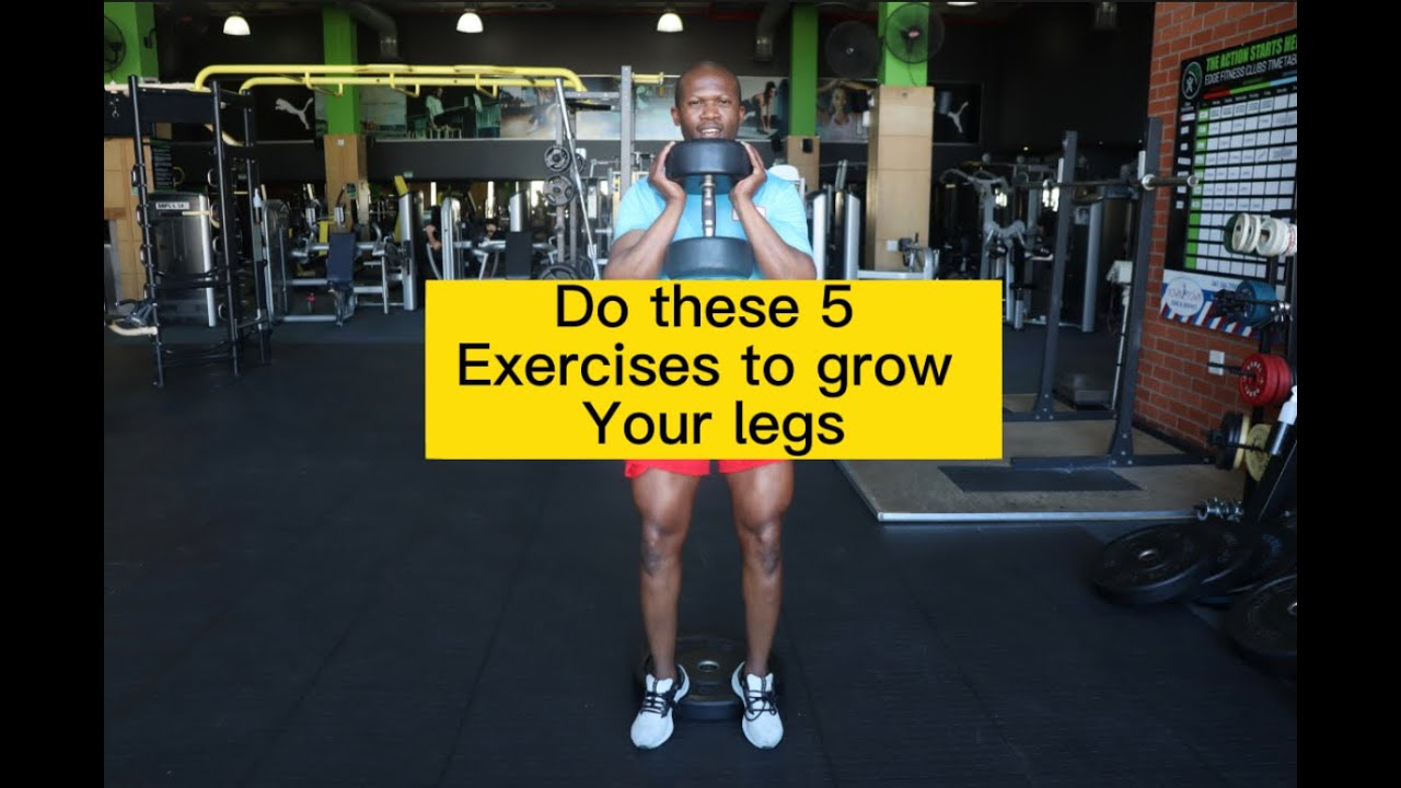 5 LEG EXERCISES YOU SHOULD BE DOING (QUADS) YouTube