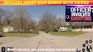 Officers Shoot Man Armed With Sword