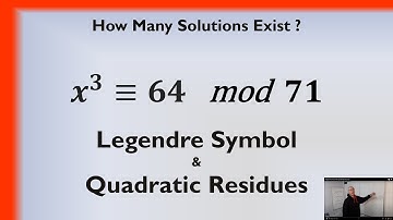 Use Legendre Symbol to Solve a Quadratic Congruence