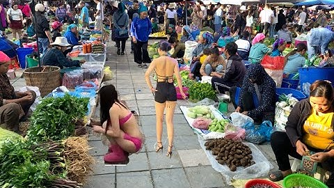 Chợ Vùng Cao Tây Bắc Bán Đồ Rừng Quý & Ẩm Thực Gây Sốc, dân vùng cao,