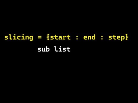 Python slicing how to create sub list or reverse a list using slicing