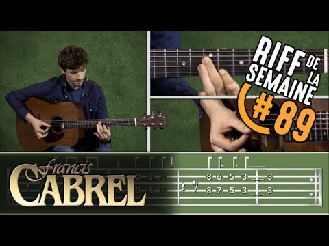 RIFFS DE LÉGENDE | La corrida de Francis Cabrel - Tuto Guitare - YouTube