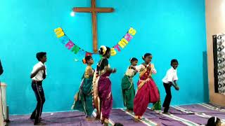 Video thumbnail of "Anand zala | Marathi Christmas Dance Song | By Believers Youth Pombhurna"