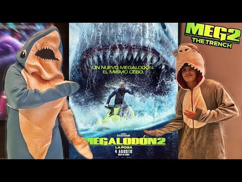 FUI A VER MEGALODÓN 2 LA FOSA AL CINE 4D DISFRAZADO DE TIBURÓN! #themeg2 - Lolito Games *TibuLito*