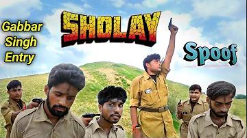 Sholay Movei Dialogue | Sholey Spoof- Gabbar Singh Entry Spoof | tfraaz