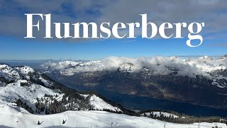[4K] Skiing Flumserberg (Switzerland) in January!
