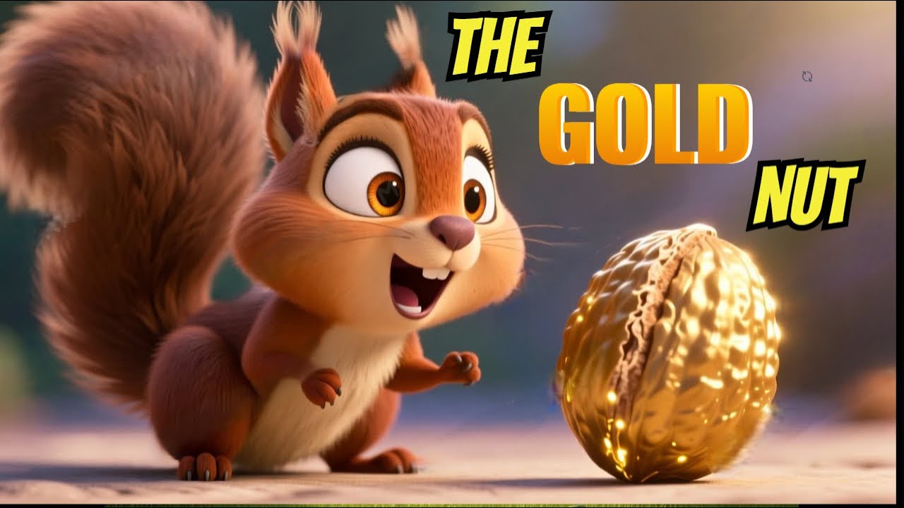 Chinu and the Golden Nuts  | Kids Moral Story | Honesty, Kindness & Sharing | Animated Animal Story