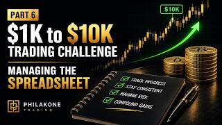 Part 6: Trading Challenge $1K to $10,000. Managing The Spreadsheet