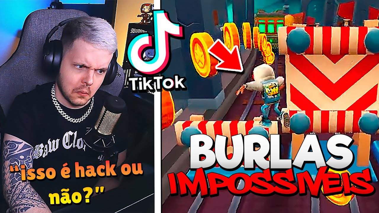 🔥 𝗥𝗘𝗔𝗚𝗜 AOS 𝗧𝗜𝗞𝗧𝗢𝗞𝗦 MAIS 𝗩𝗜𝗥𝗔𝗜𝗦 DE SUBWAY SURFERS! 😱 