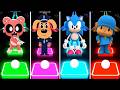 Sonic The Hedgehog ⚫ Sonic Tiles ⚫ Sonic Super ⚫ Sonic Boom Tiles Hop Edm Rush Gameplay