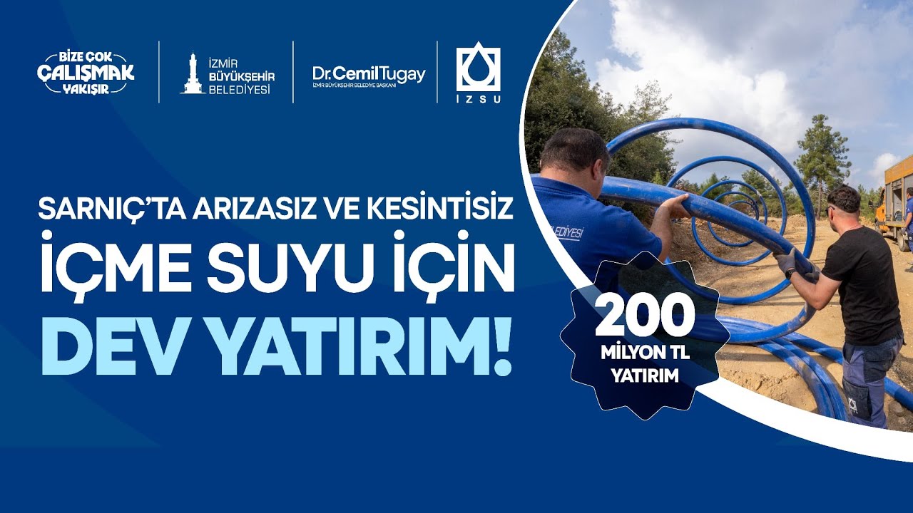 Gaziemir Sarnıç'ta 200 Milyon TL'lik Yatırım Temel Atma Töreni