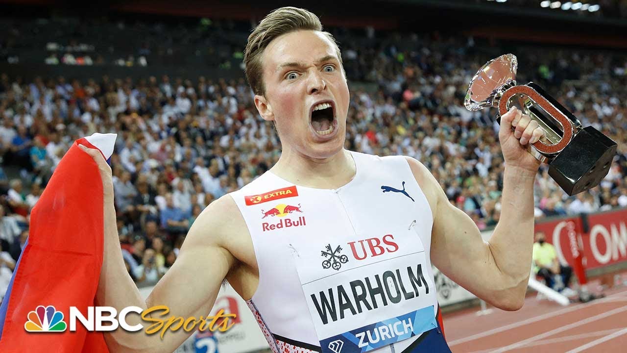 World Record holder Karsten Warholm crushes 400m hurdles for Diamond League title | NBC Sports