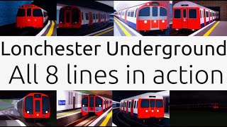 Lonchester Underground  - all 8 lines (Roblox Mind The Gap)