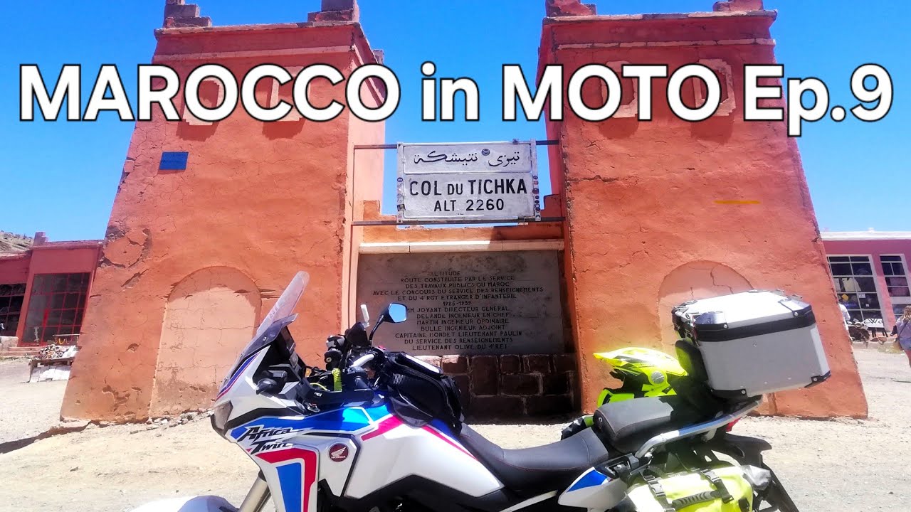 MAROCCO in MOTO on-off 👉 Ep.9 Strada P1506 e Passo Tizi n'Tichka 🔝