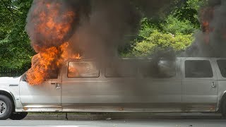 Halifax couple's limo goes up in flames on wedding day Halifax couple's limo goes up in flames on wedding day